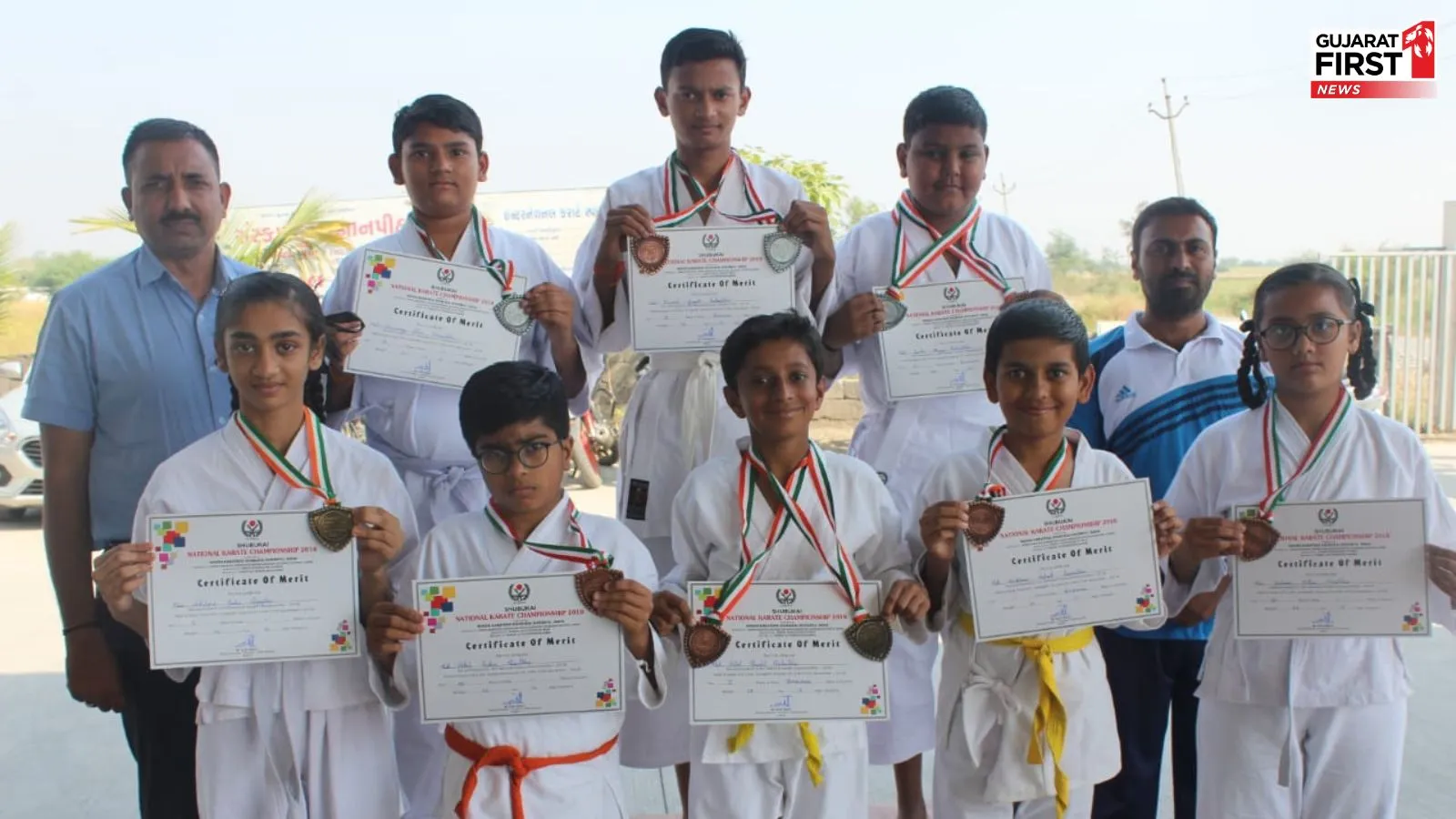 gold medal in karate championship