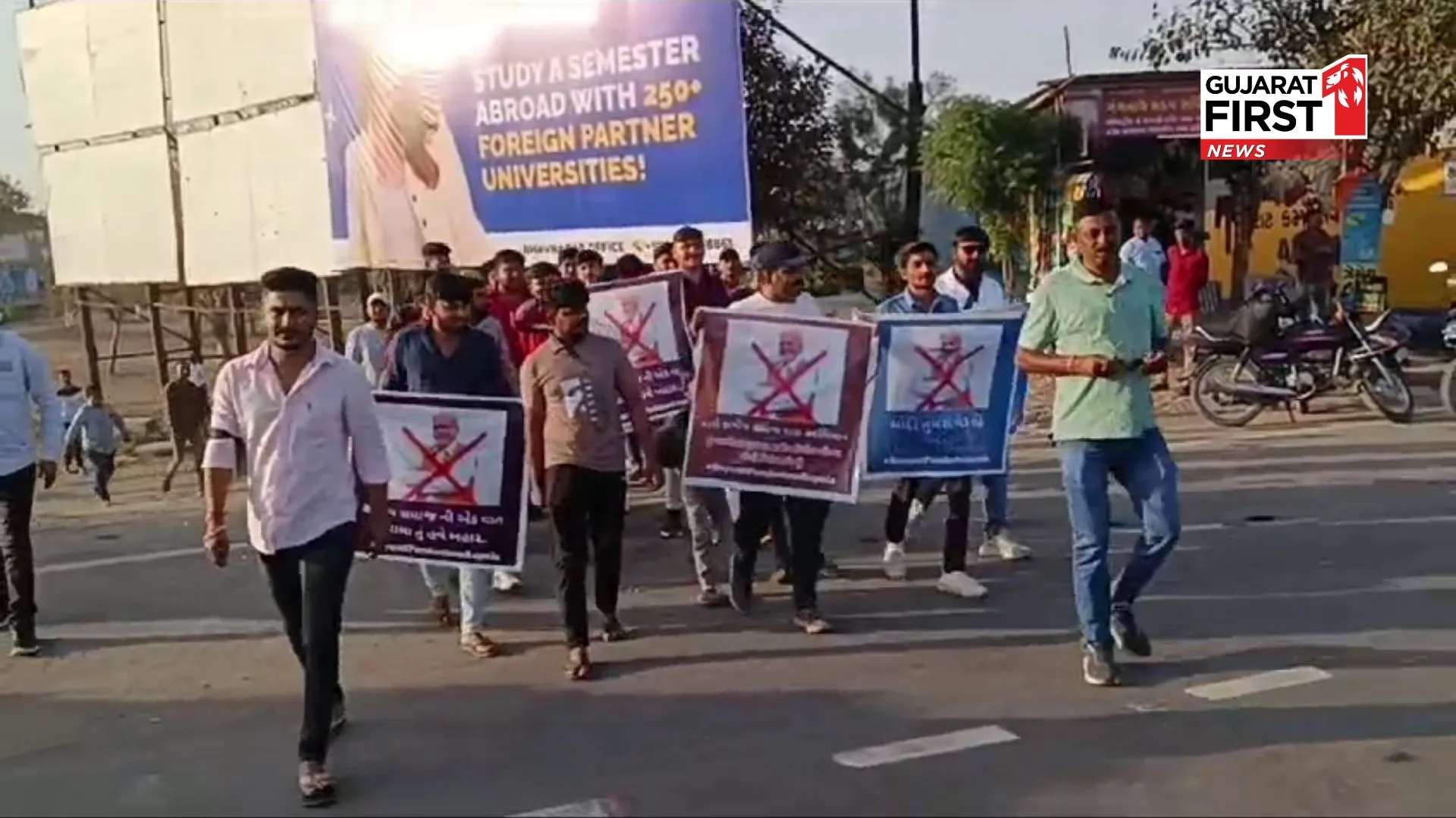 Protest For Parshottam Rupala 