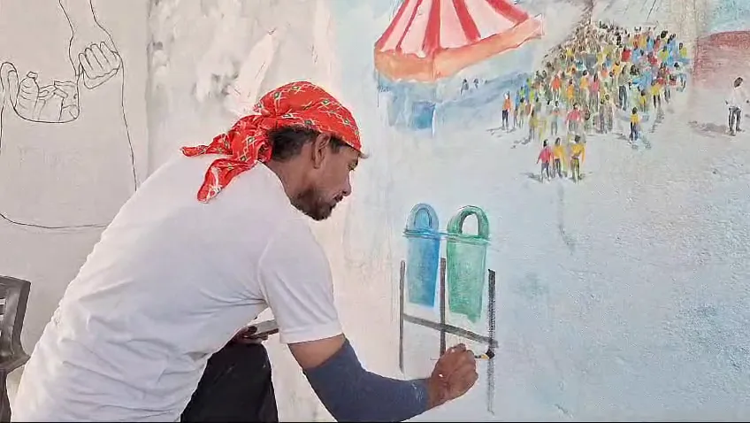 Girnar Wall Painting