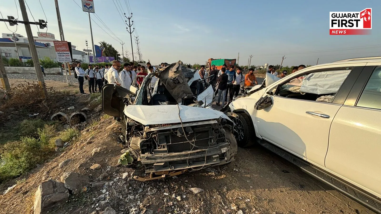Accident on Gondal Rajkot National Highway