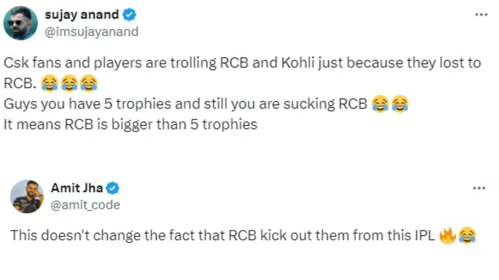RCB Fans reply